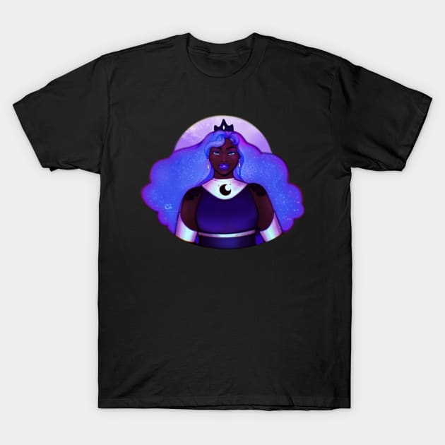 Princess Luna T-Shirt by CarmahnArt